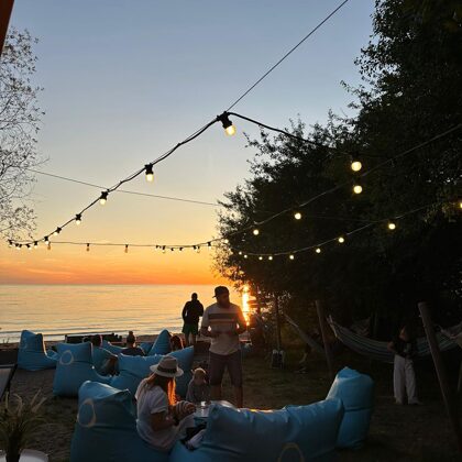 Kafejnīca pie jūras Saulkrastos - Kapteinis Kaija pludmale