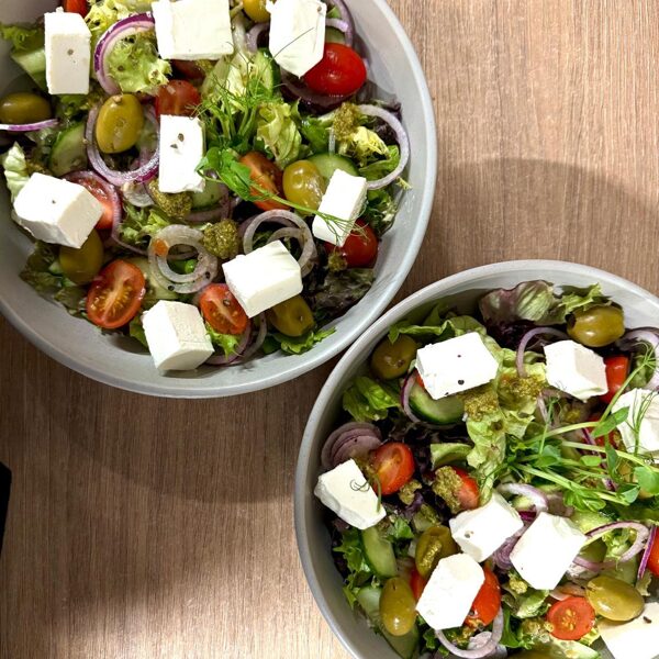 Grieķu salāti ar fetas sieru