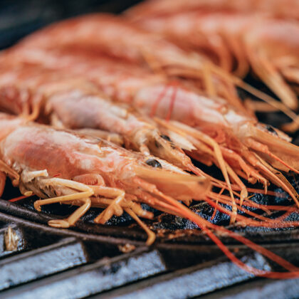 Grillētas Argentīnas sarkanās garneles