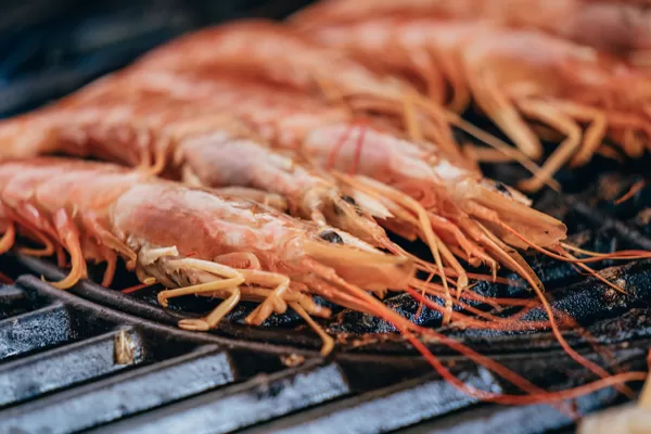 Grillētas Argentīnas sarkanās garneles